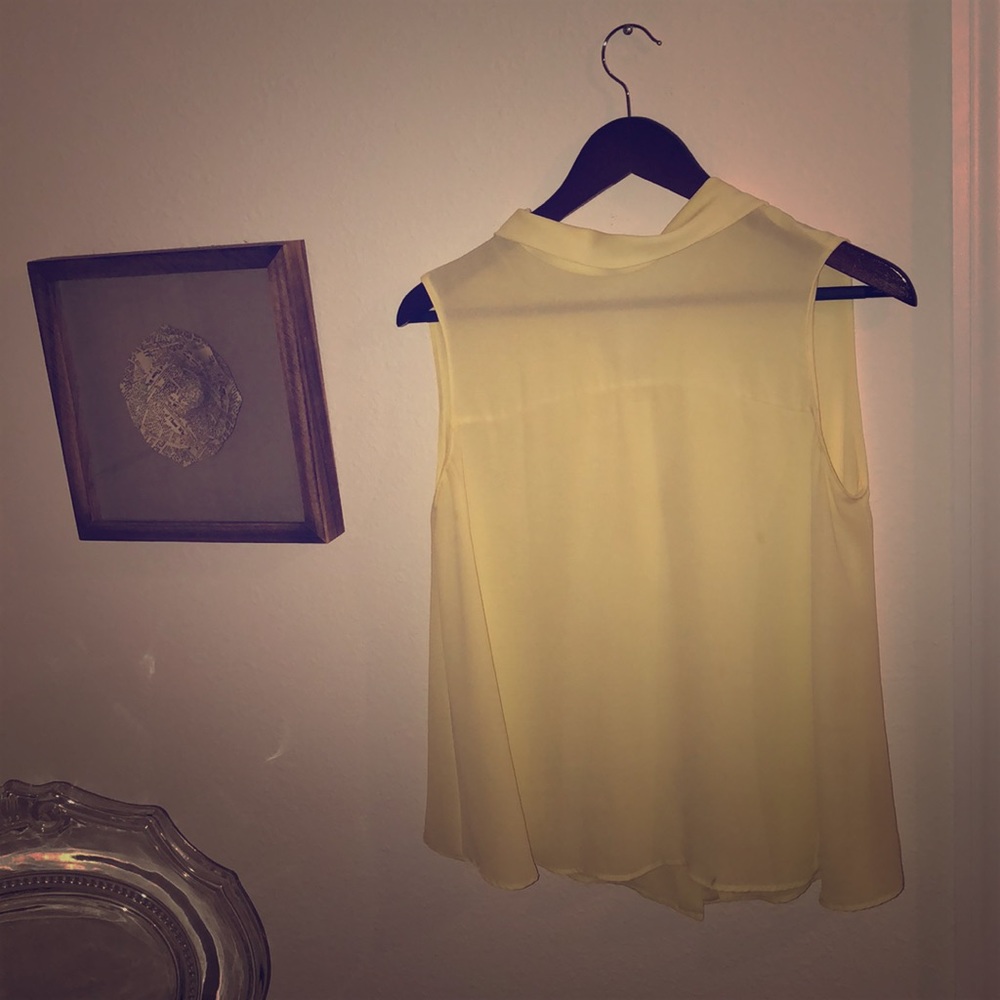 Yellow Zara shirt